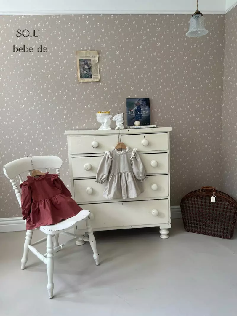 So U - Korean Baby Fashion - #onlinebabyshop - Lace Wing Ribbon Bodysuit - 7