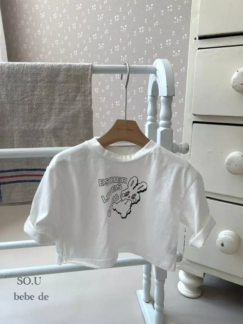So U - Korean Baby Fashion - #onlinebabyshop - Rabbit Tee - 6