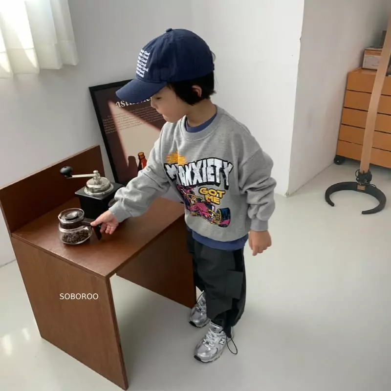 Soboroo - Korean Children Fashion - #designkidswear - Lacing Sweatshirt with Mom - 5