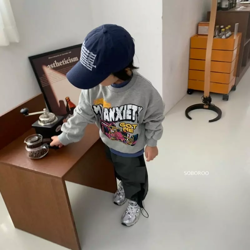 Soboroo - Korean Children Fashion - #discoveringself - Lacing Sweatshirt with Mom - 6
