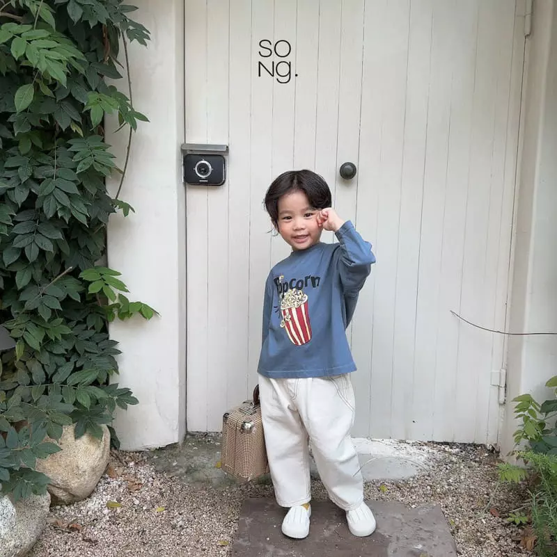 Song - Korean Children Fashion - #magicofchildhood - Pop Corn Tee - 3