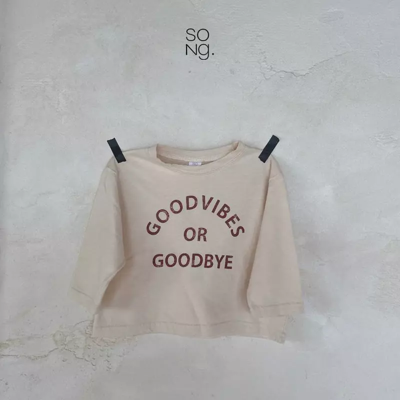 Song - Korean Children Fashion - #magicofchildhood - Good Bye Tee - 2