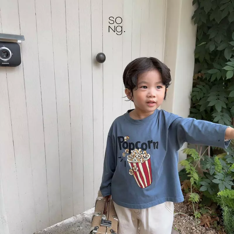 Song - Korean Children Fashion - #magicofchildhood - Pop Corn Tee - 4