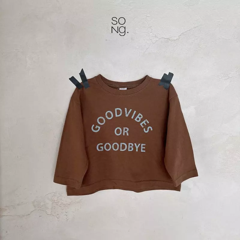 Song - Korean Children Fashion - #minifashionista - Good Bye Tee - 3