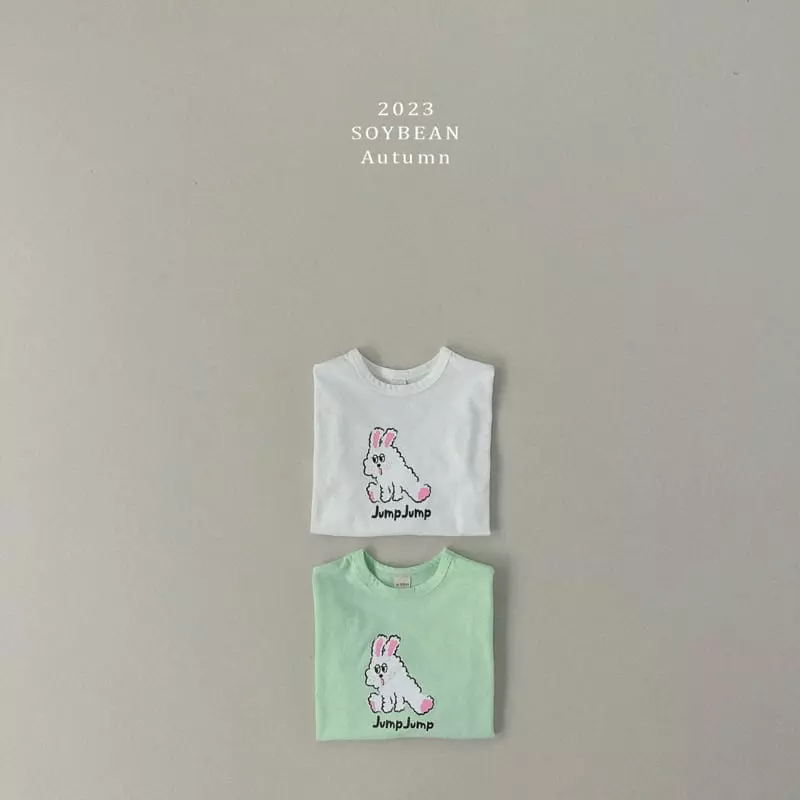 Soybean - Korean Children Fashion - #Kfashion4kids - Jump Rabbit Tee - 8
