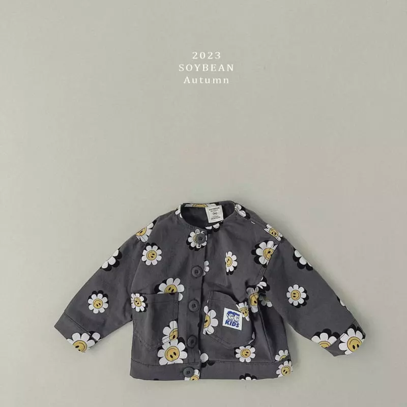 Soybean - Korean Children Fashion - #childofig - Flower Smile Top Bottom Set - 5