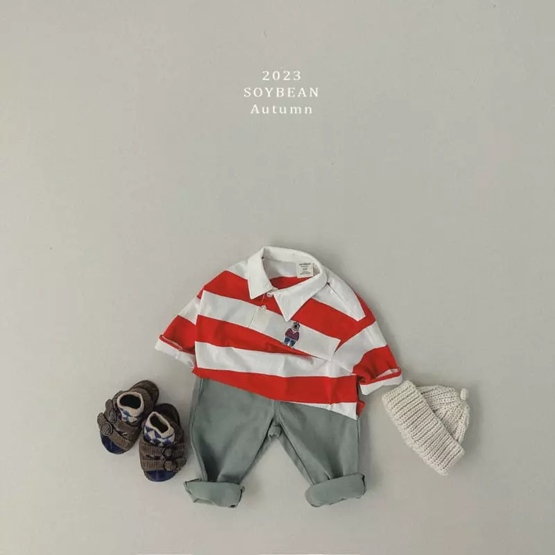 Soybean - Korean Children Fashion - #childofig - Lugby Tee - 2