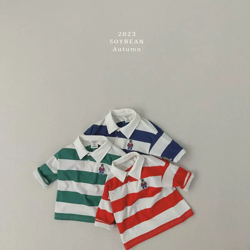 Soybean - Korean Children Fashion - #designkidswear - Lugby Tee - 5