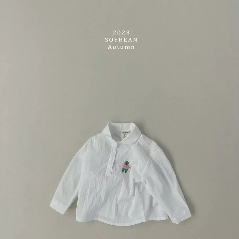 Soybean - Korean Children Fashion - #fashionkids - Bear Over Shirt - 7