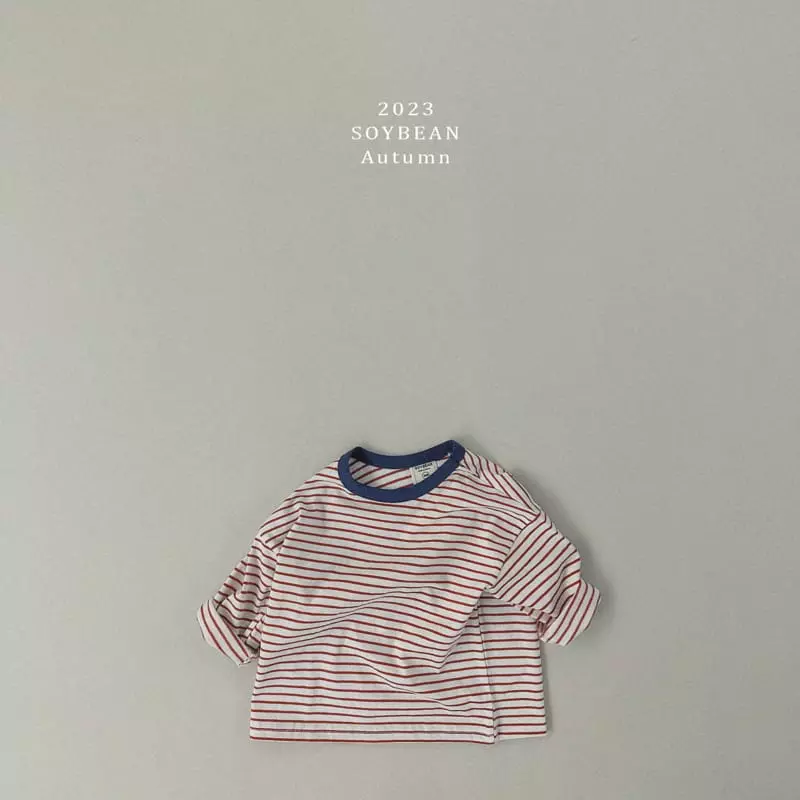 Soybean - Korean Children Fashion - #fashionkids - Color Stripes Tee - 8