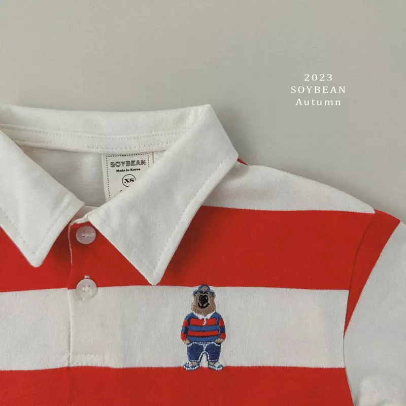 Soybean - Korean Children Fashion - #fashionkids - Lugby Tee - 7