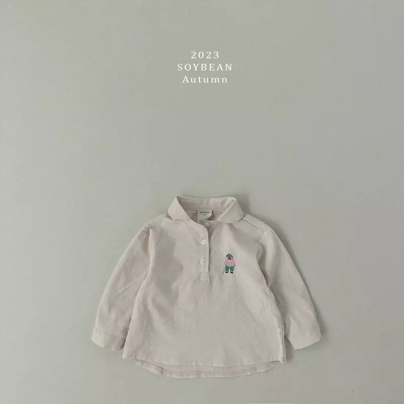 Soybean - Korean Children Fashion - #kidsshorts - Bear Over Shirt - 8