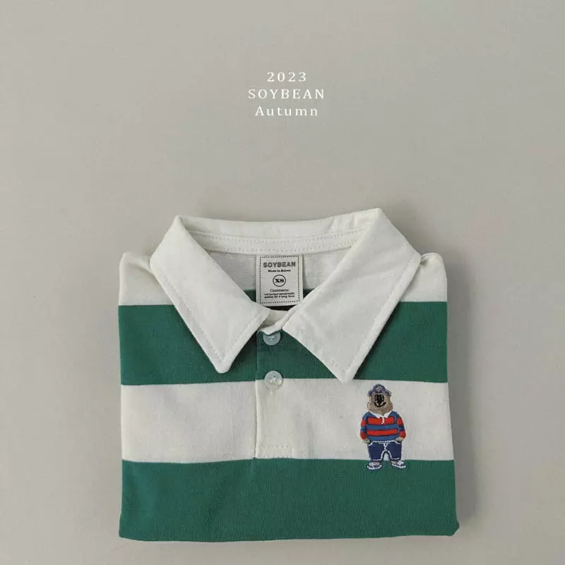 Soybean - Korean Children Fashion - #kidsshorts - Lugby Tee - 8