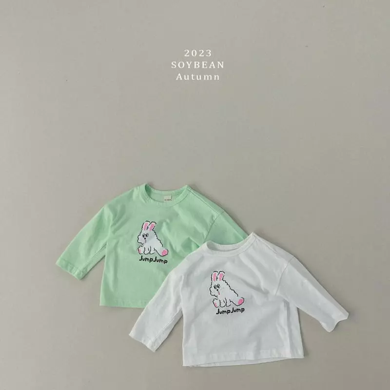 Soybean - Korean Children Fashion - #kidsshorts - Jump Rabbit Tee - 5