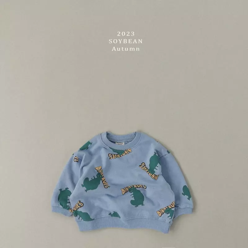 Soybean - Korean Children Fashion - #kidsstore - Dino Top Bottom Set - 7