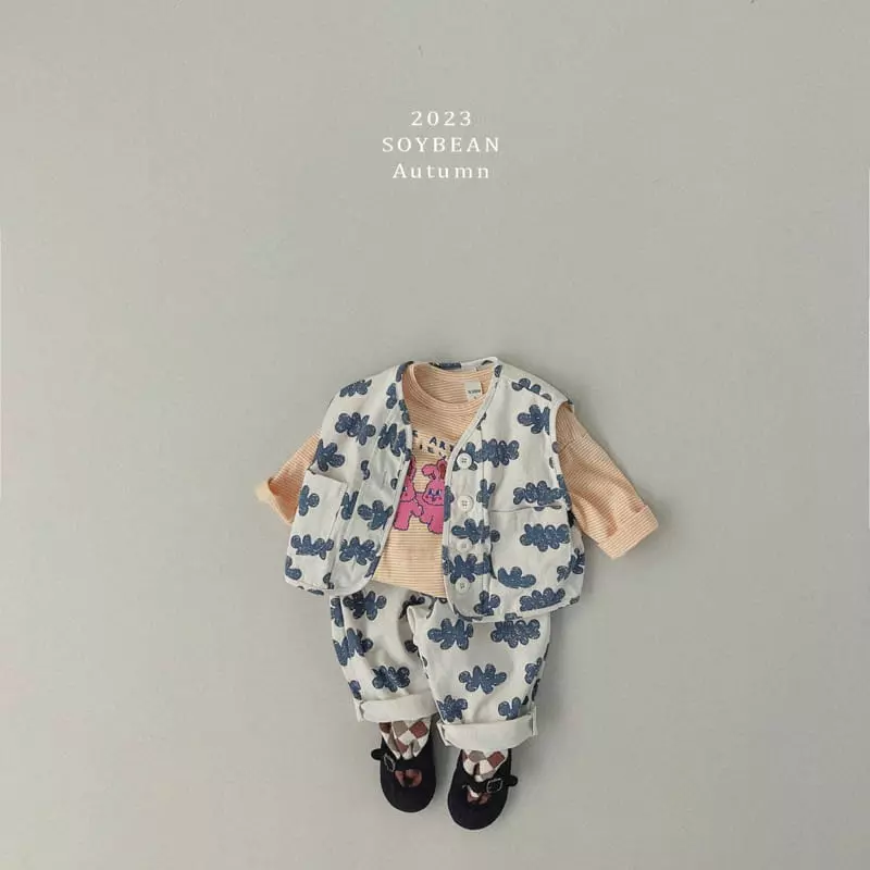Soybean - Korean Children Fashion - #kidzfashiontrend - Bunny Stripes Tee - 12