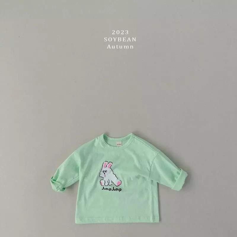 Soybean - Korean Children Fashion - #kidzfashiontrend - Jump Rabbit Tee - 7