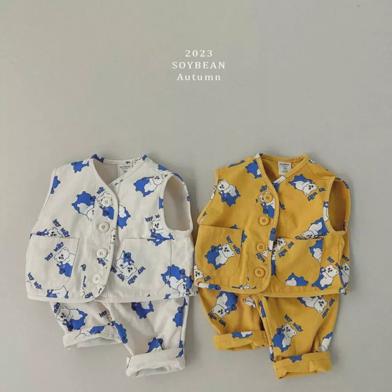 Soybean - Korean Children Fashion - #littlefashionista - My Way Top Bottom Set - 12