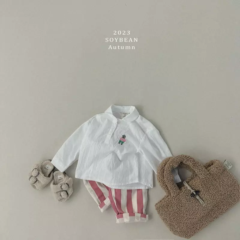 Soybean - Korean Children Fashion - #littlefashionista - Stripes Pants - 5