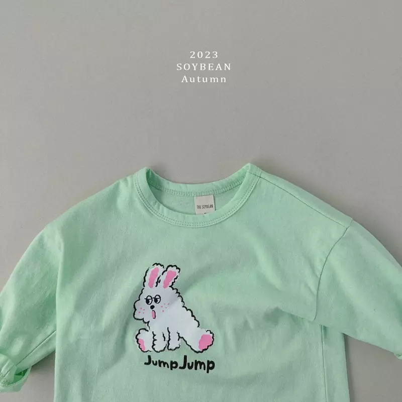 Soybean - Korean Children Fashion - #minifashionista - Jump Rabbit Tee - 11