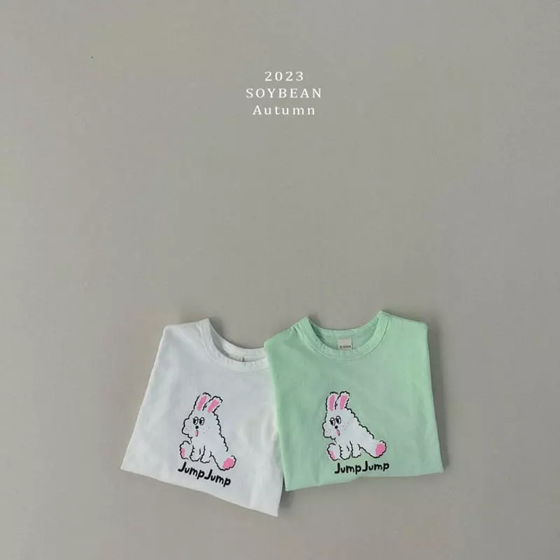 Soybean - Korean Children Fashion - #prettylittlegirls - Jump Rabbit Tee - 12