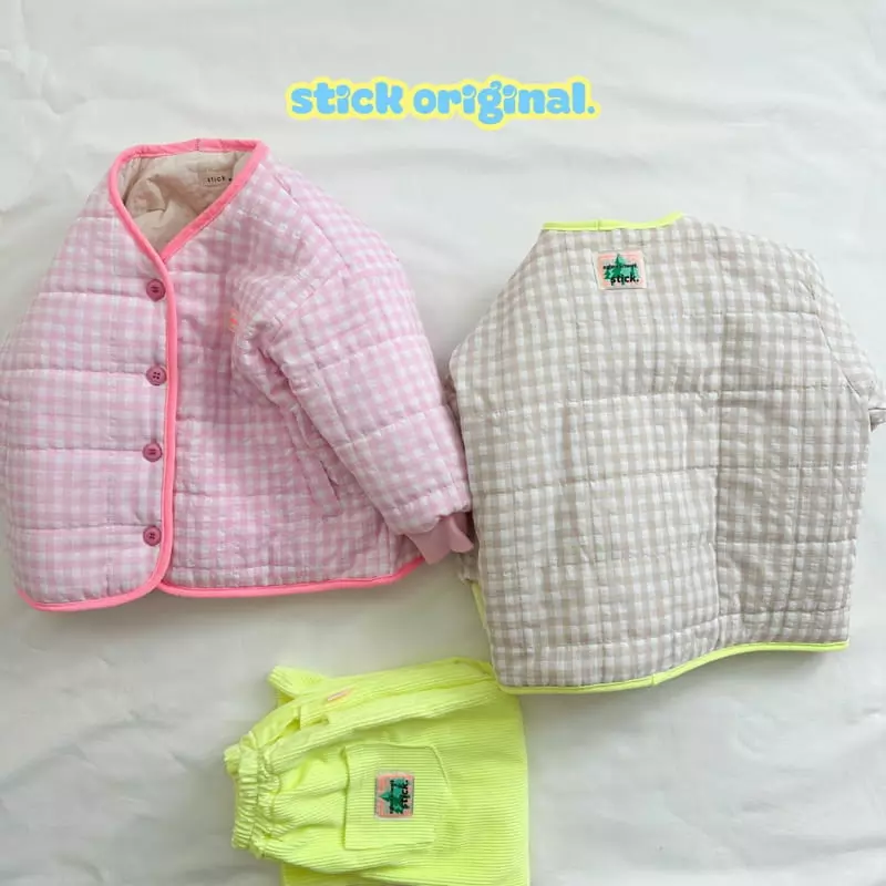 Stick - Korean Children Fashion - #Kfashion4kids - Sugar Quilting Jumper with Mom - 8
