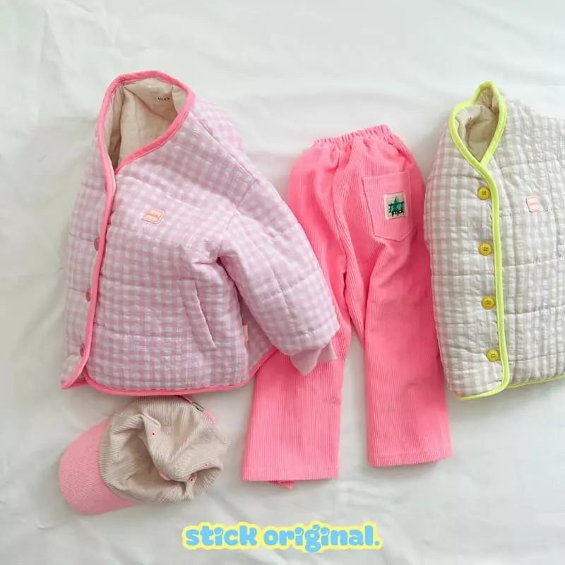 Stick - Korean Children Fashion - #childrensboutique - Sugar Quilting Jumper with Mom