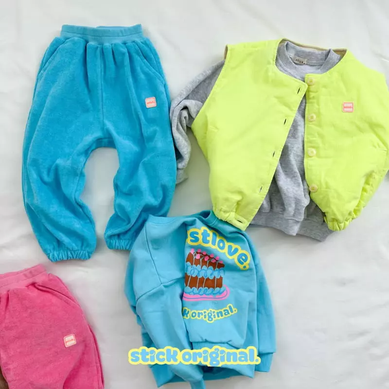 Stick - Korean Children Fashion - #childrensboutique - Stick Terry Pants with Mom - 11