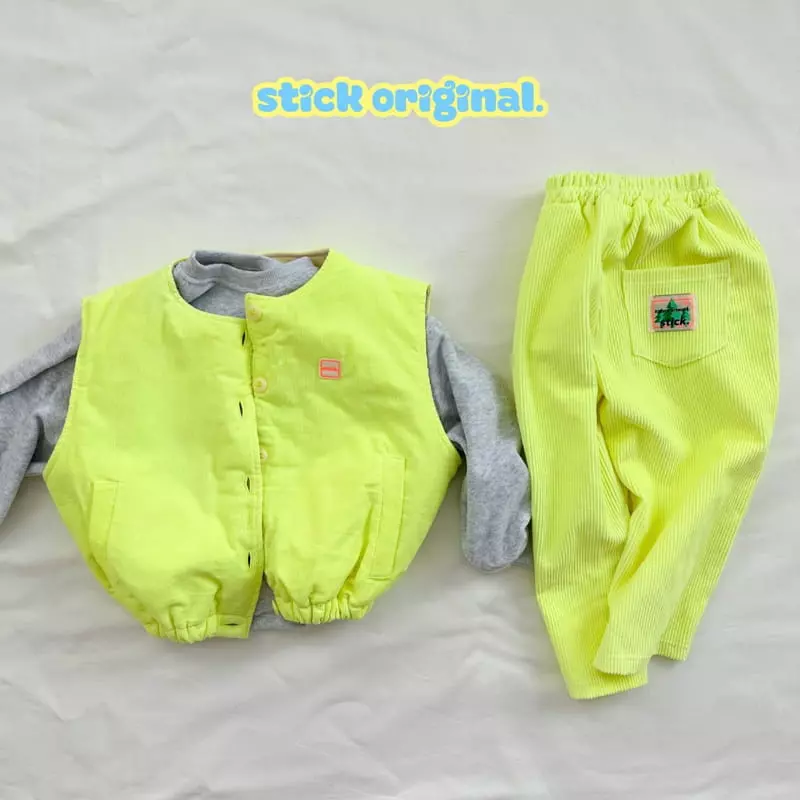 Stick - Korean Children Fashion - #fashionkids - Sweet Vest with Mom - 2