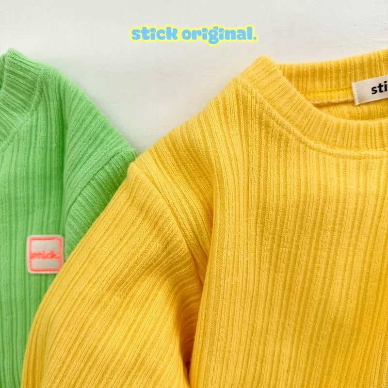 Stick - Korean Children Fashion - #kidsshorts - Marlang Knit Tee - 8