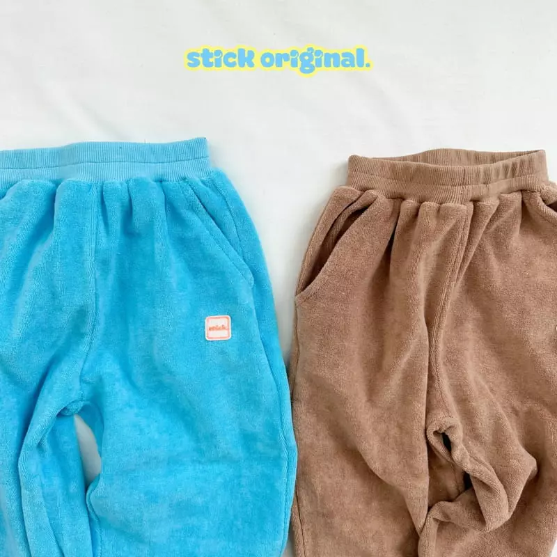 Stick - Korean Children Fashion - #kidsshorts - Stick Terry Pants with Mom