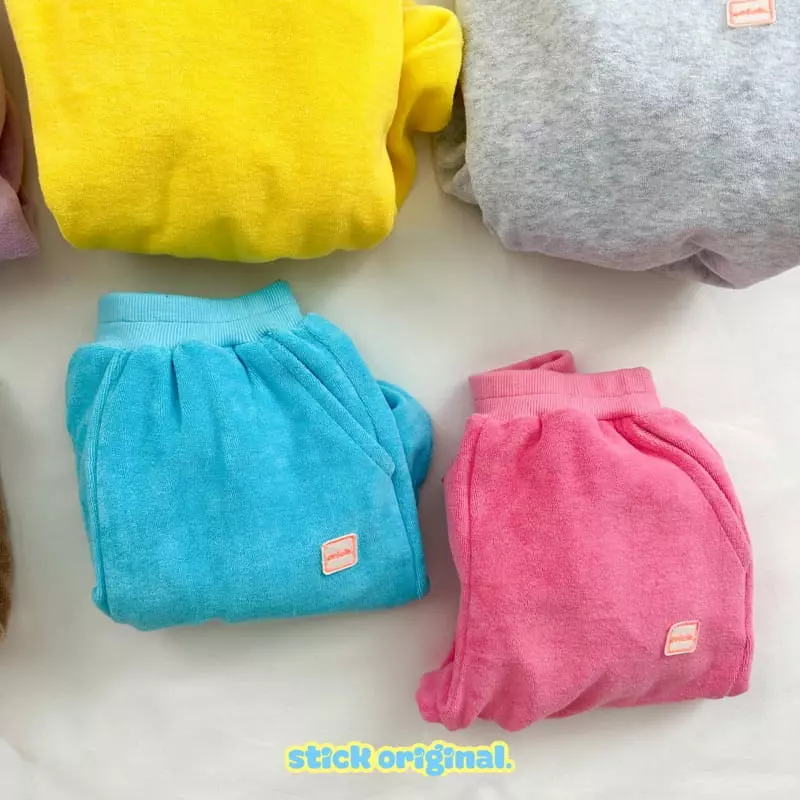 Stick - Korean Children Fashion - #kidzfashiontrend - Stick Terry Pants with Mom - 3