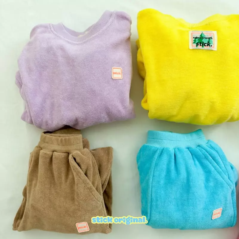 Stick - Korean Children Fashion - #littlefashionista - Stick Terry Pants with Mom - 5
