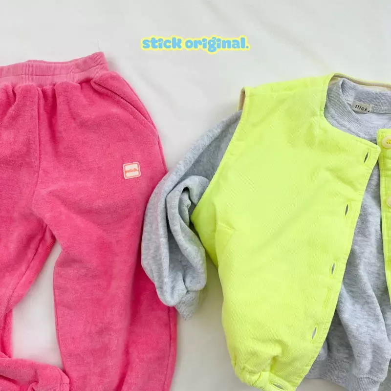 Stick - Korean Children Fashion - #prettylittlegirls - Stick Terry Pants with Mom - 8