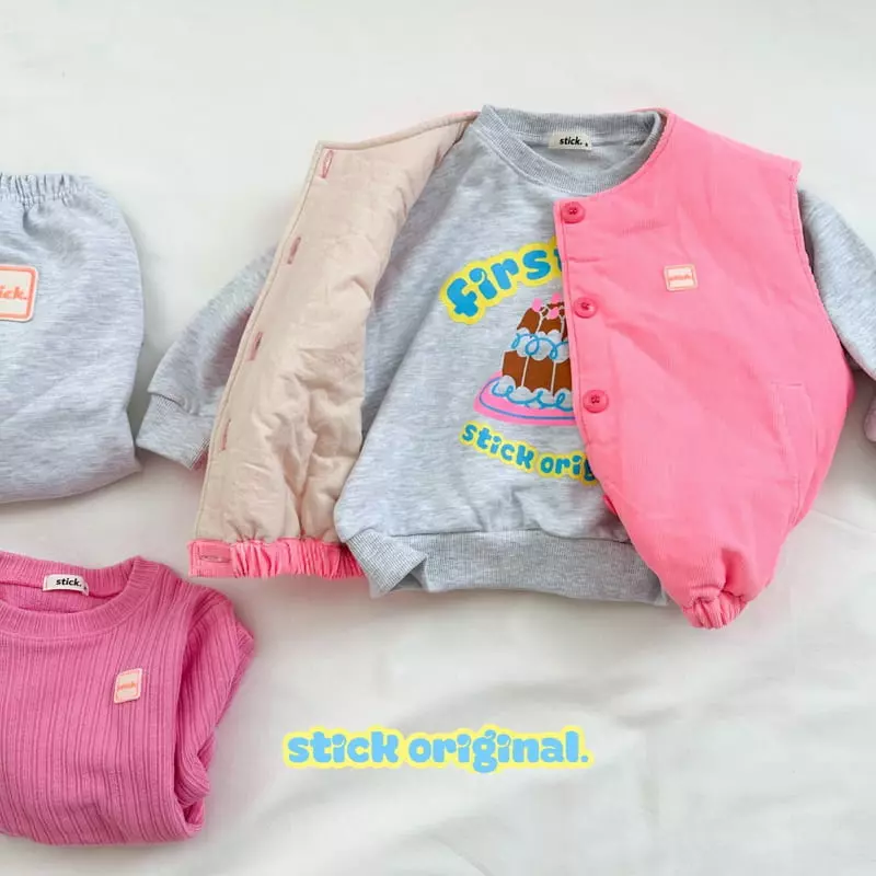 Stick - Korean Children Fashion - #prettylittlegirls - Cake Sweatshirt with Mom - 2