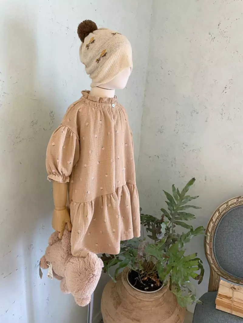 Studio M - Korean Children Fashion - #Kfashion4kids - Nature Wrinkle One-piece - 3
