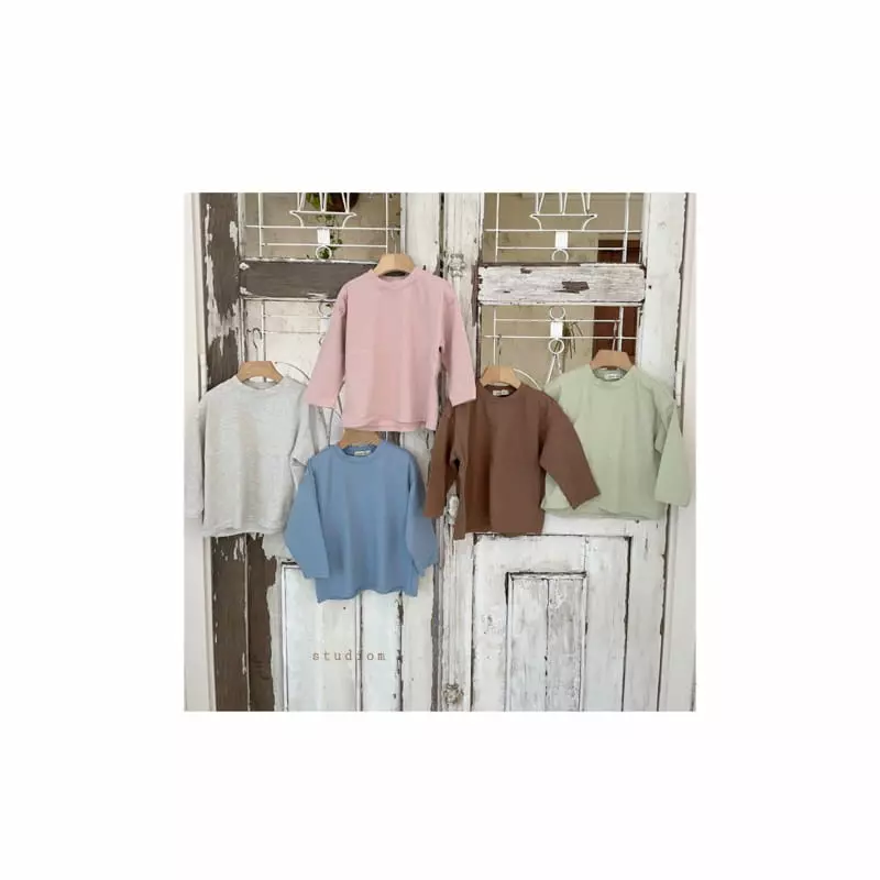 Studio M - Korean Children Fashion - #childofig - Lemer Basic Tee