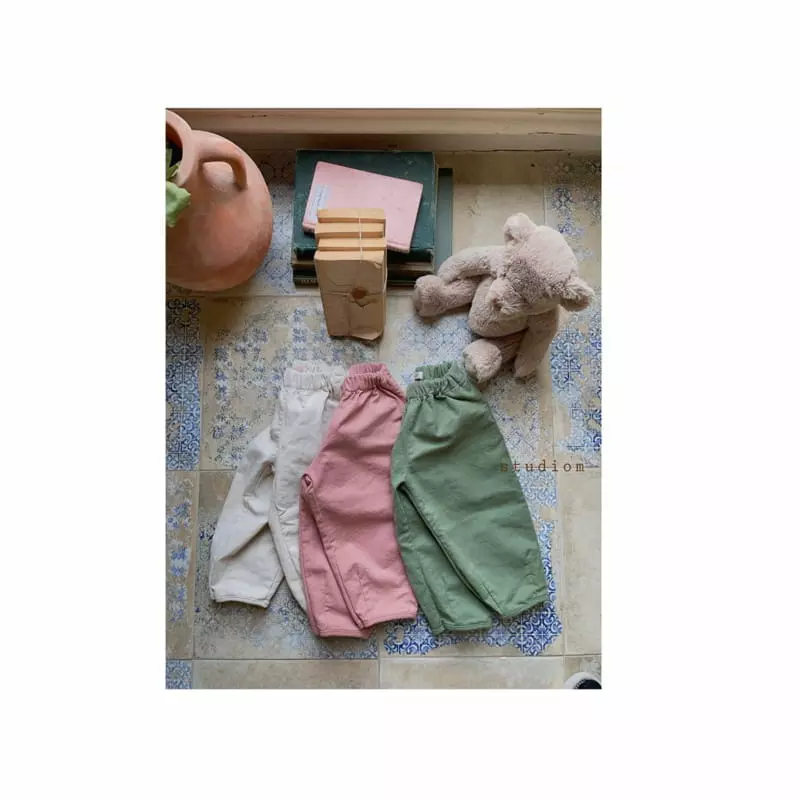 Studio M - Korean Children Fashion - #designkidswear - Diart Twill Pants