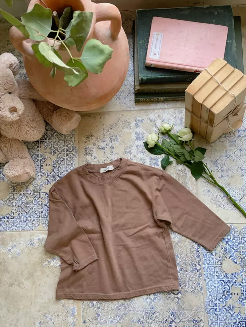 Studio M - Korean Children Fashion - #kidsstore - Lemer Basic Tee - 7