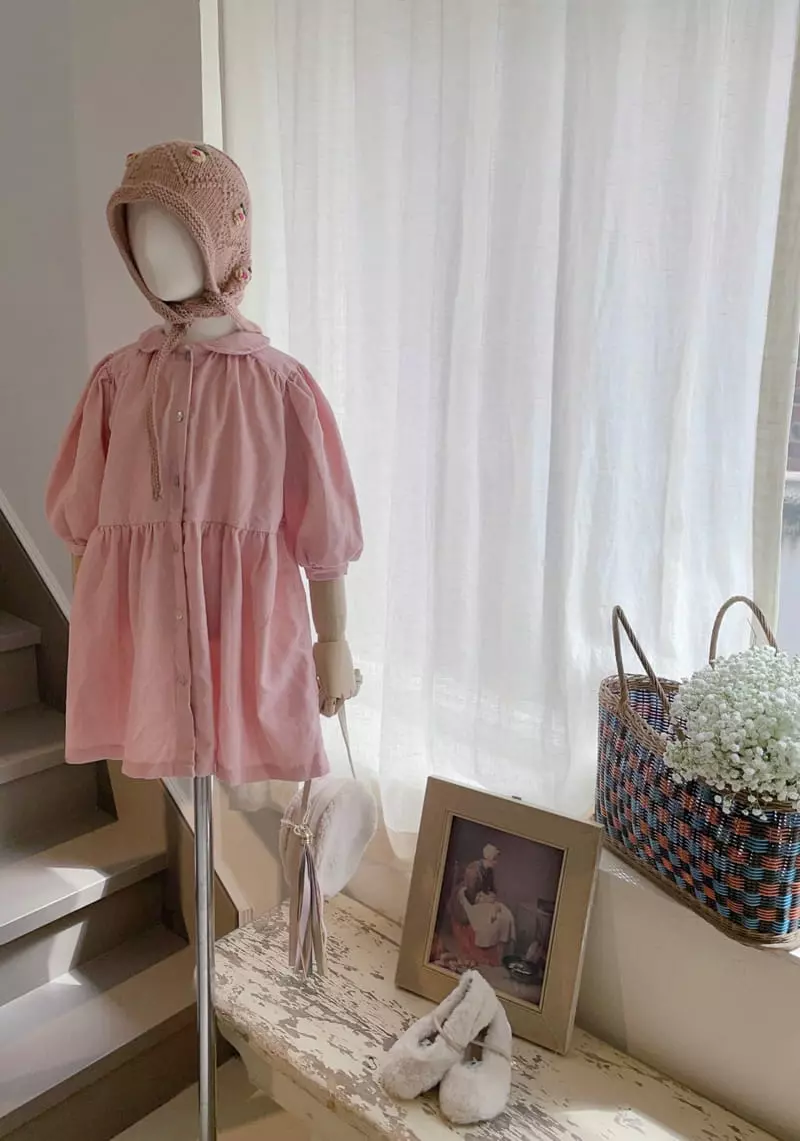 Studio M - Korean Children Fashion - #kidzfashiontrend - Pure Shirring One-piece - 3