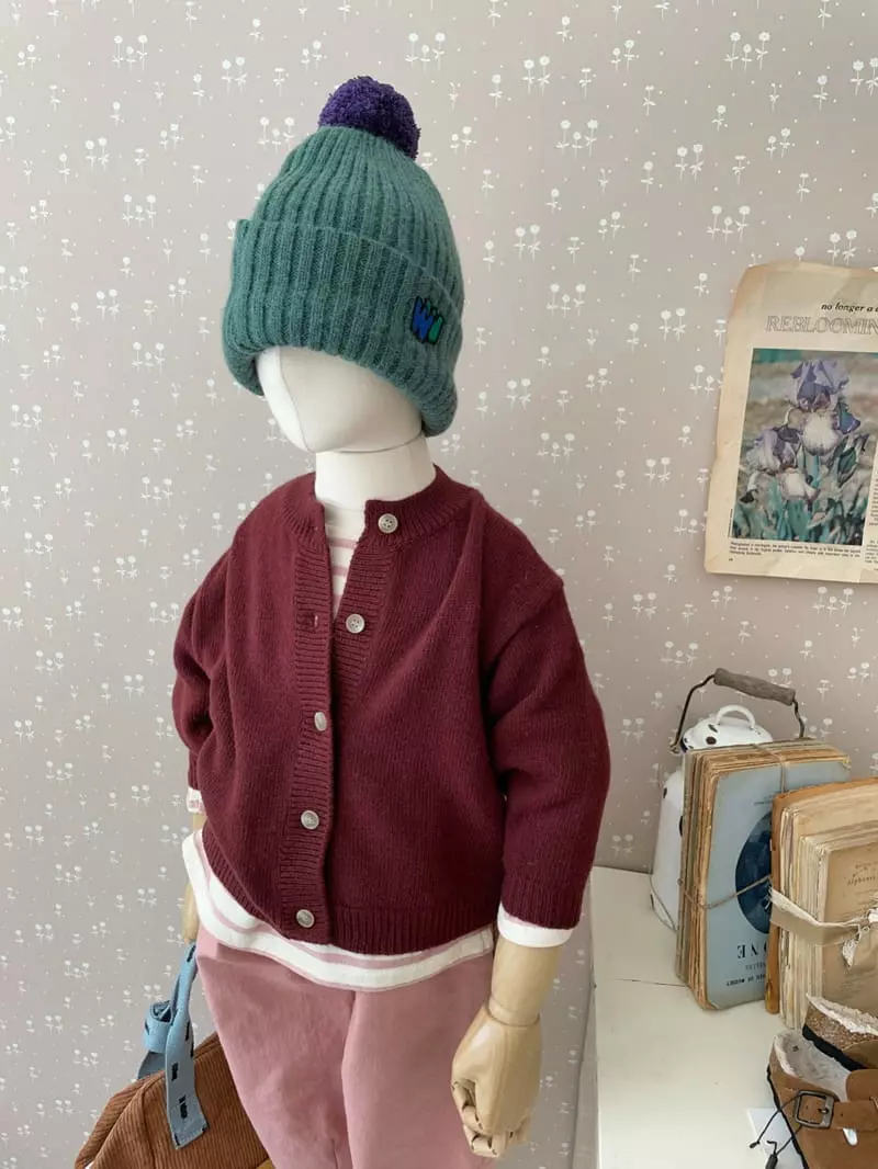 Studio M - Korean Children Fashion - #littlefashionista - Caramel Cardigan - 11