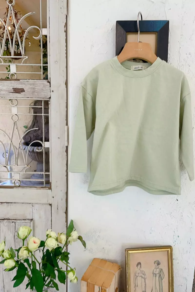 Studio M - Korean Children Fashion - #littlefashionista - Lemer Basic Tee - 10