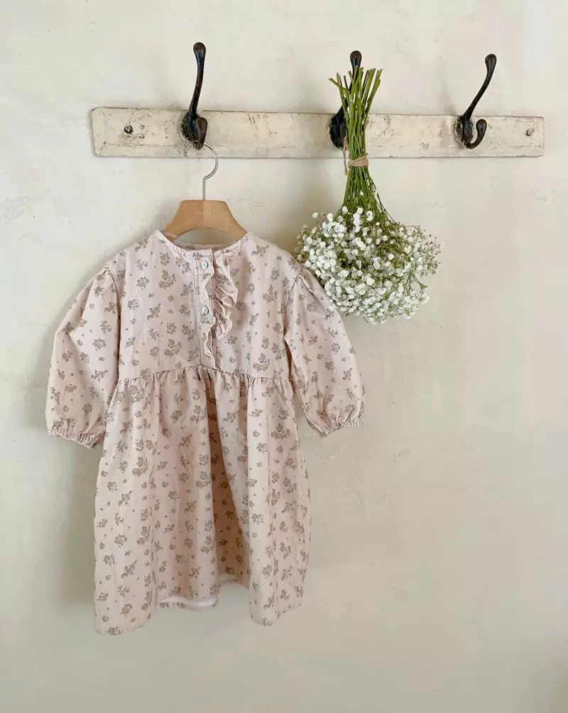 Studio M - Korean Children Fashion - #magicofchildhood - Iris Frill One-piece - 12