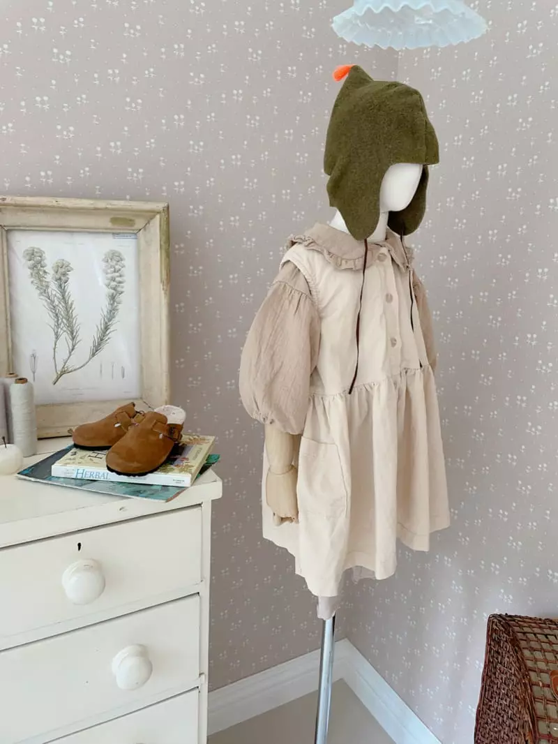 Studio M - Korean Children Fashion - #magicofchildhood - Nunu Layered One-piece - 4