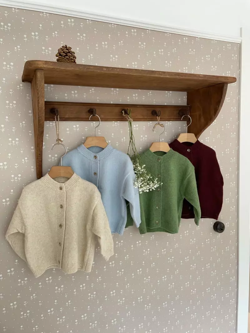 Studio M - Korean Children Fashion - #stylishchildhood - Caramel Cardigan