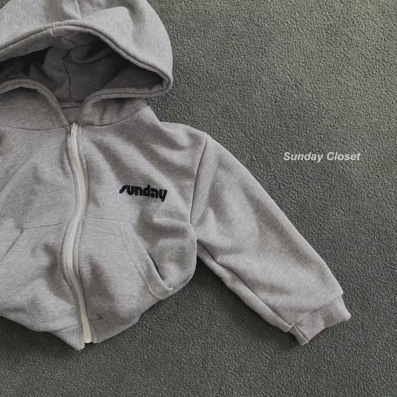 Sunday Closet - Korean Children Fashion - #childofig - Sunday Hoody ZP-up - 3