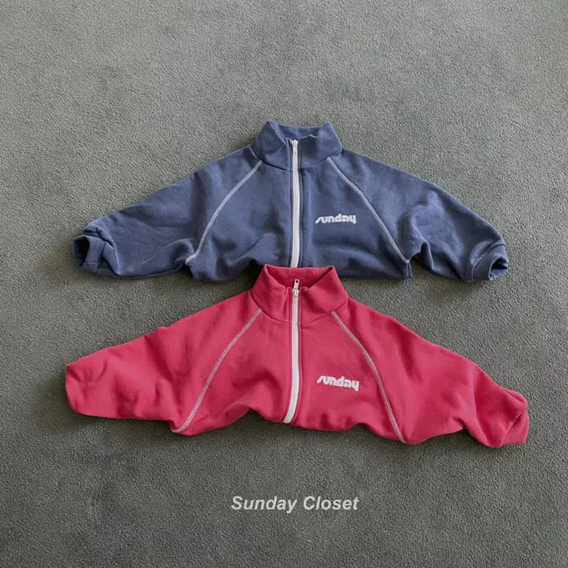 Sunday Closet - Korean Children Fashion - #childrensboutique - Sunday Pigment Zip-up - 2