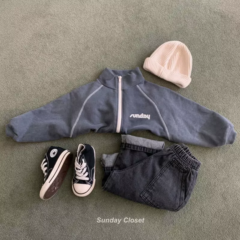 Sunday Closet - Korean Children Fashion - #kidzfashiontrend - Sunday Pigment Zip-up - 8
