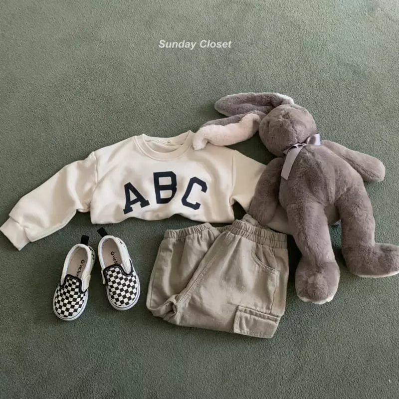 Sunday Closet - Korean Children Fashion - #stylishchildhood - ABC 7 Sweatshirt - 8