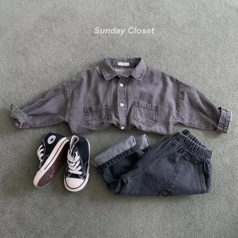Sunday Closet - Korean Children Fashion - #toddlerclothing - Sundar Denim Shirt - 10